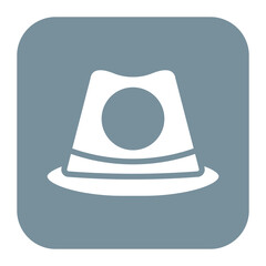 Detective Hat icon vector image. Can be used for Crime Investigation.