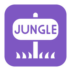 Jungle icon vector image. Can be used for Geography.