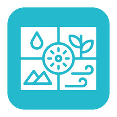 Natural Resources icon vector image. Can be used for Geography.