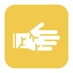 Dry Skin icon vector image. Can be used for Dermatology.