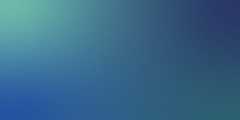 Abstract blue purple green color gradient background. Iridescent grainy grunge texture with with heavy noise and gradient. Cobalt sapphire blue color gradient blurred backdrop.
