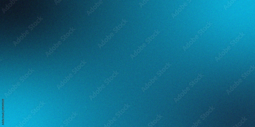 Aufkleber Abstract blue purple green color gradient background. Iridescent grainy grunge texture with with heavy noise and gradient. Cobalt sapphire blue color gradient blurred backdrop.