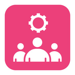 Labor Market icon vector image. Can be used for Human Resource.