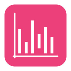 Waterfall Chart icon vector image. Can be used for Product Management.