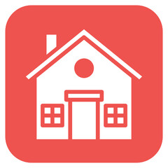 Home icon vector image. Can be used for Nursing Home.