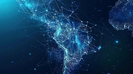 Connectivity and Cyber Technology: Digital Map of South America