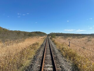 Fototapeta premium Nemuro Train 根室本線