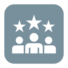 Group Achievement icon vector image. Can be used for Teamwork.