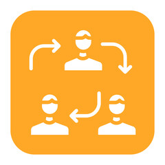 Collaboration icon vector image. Can be used for Core Values.