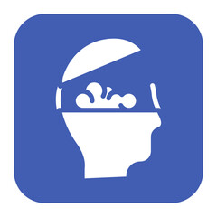 Open mindedness icon vector image. Can be used for Personal Growth.
