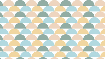 Seamless geometric pattern in retro style. Vector illustration for your design