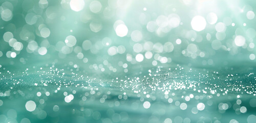 Peach lights gently diffuse in a soft haze, a cozy charm.