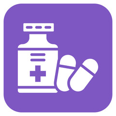 Medication icon vector image. Can be used for Cardiology.