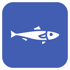 Sardine icon vector image. Can be used for Fish and Seafood.