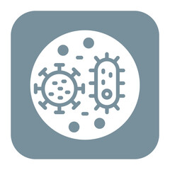 Microbe icon vector image. Can be used for Tuberculosis.