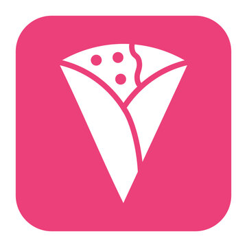 recommend clip art: Crepe icon vector image. Can be used for Brunch.