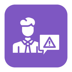 Prosecution icon vector image. Can be used for Legal Services.