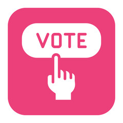 Vote icon vector image. Can be used for Protesting and Civil Disobedience.