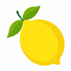 Lemon icon vector art silhouette illustration
