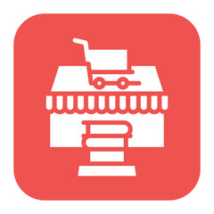 Online Book Store icon vector image. Can be used for Literature.