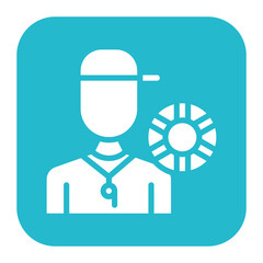 Life Coach Male icon vector image. Can be used for Lifestyles.