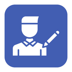 Scriptwriter Male icon vector image. Can be used for Filmmaking.
