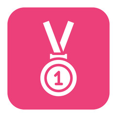 Gold Medal icon vector image. Can be used for Achievements.