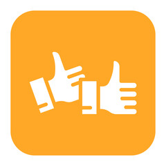 Thumbs Up icon vector image. Can be used for Achievements.