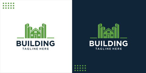 Creative Building and House Logos, Design Inspiration, Vector