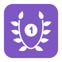 Laurel Wreath icon vector image. Can be used for Award Events.