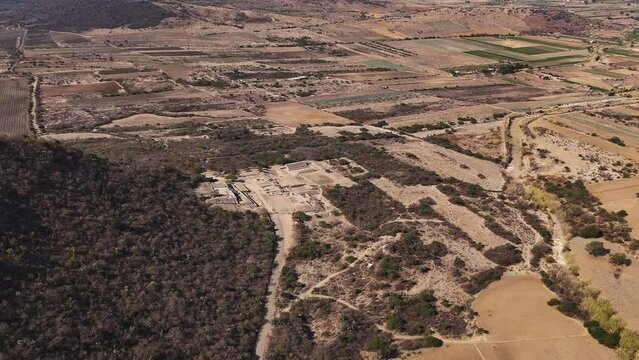 Soaring over Archaeological sites in the Central Valleys of Oaxaca