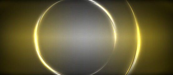 An electric blue and gray circle on a black background, resembling a lens flare. This pattern could be related to automotive lighting or an astronomical event