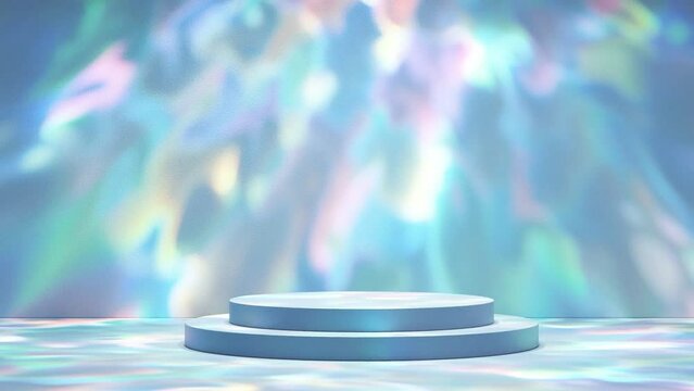 product display for e-commerce sale discount with liquid  rendering animation tripping psychedelic