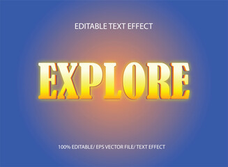 Explore text effect