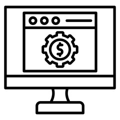 Development Cost vector icon. Can be used for No Code iconset.