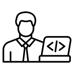 Software Development vector icon. Can be used for No Code iconset.