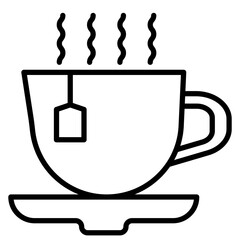 Tea vector icon. Can be used for Comfort iconset.