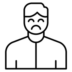 Emotion vector icon. Can be used for Comfort iconset.