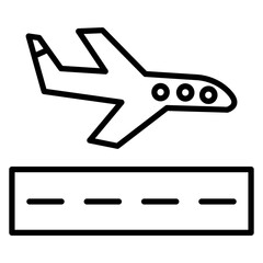 Arrival vector icon. Can be used for Travel Agency iconset.