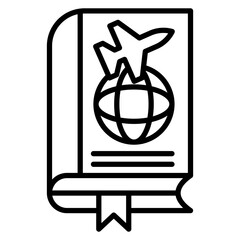 Travel Guidelines vector icon. Can be used for Travel Agency iconset.