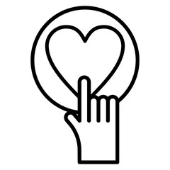 Please Like vector icon. Can be used for Customer Feedback iconset.