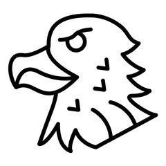 Eagle vector icon. Can be used for Egypt iconset.