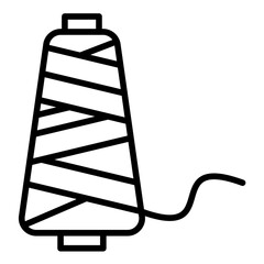 Thread vector icon. Can be used for Fabric Features iconset.