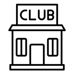 Club vector icon. Can be used for Instrument iconset.