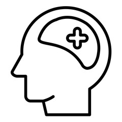 Clinical Psychology vector icon. Can be used for Psychology iconset.