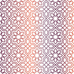 colorful Batik Seamless floral pattern with multi gradient Design for fashion, fabric, textile, wallpaper, wrapping, and all prints.