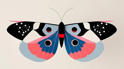 Obraz premium Captivating Blue Butterfly A RazorSharp K Macro of Natures Intricate Beauty