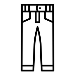 Golf Pants vector icon. Can be used for Golf iconset.