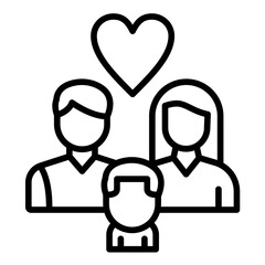 Parenting Style vector icon. Can be used for Child Adoption iconset.