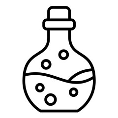 Potion vector icon. Can be used for Fairytale iconset.
